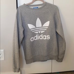 Adidas Grey Sweatshirt, Size XS